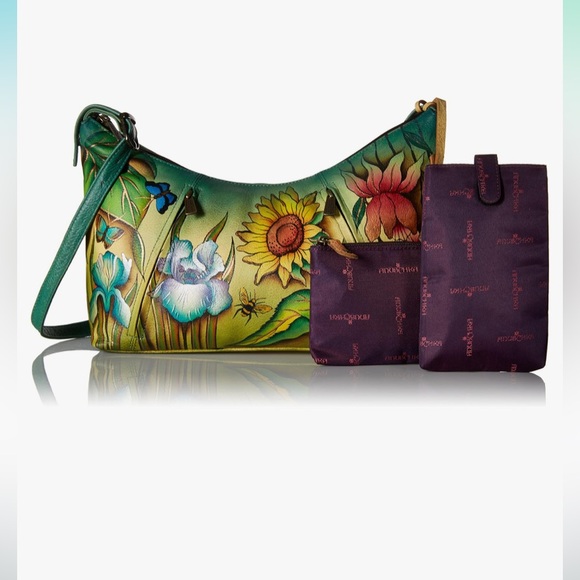 Anuschka Leather Bag Gently Used/Excellent Condition Adjustable Strap - Picture 2 of 16